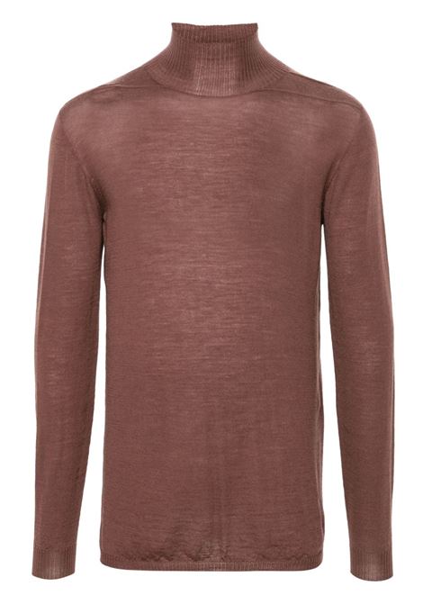 Brown Wool Level sweater Rick Owens - men